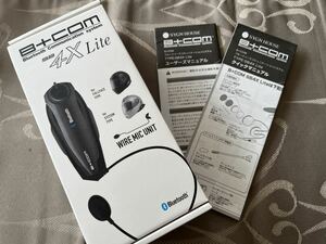 【使用少ない美品】B+COM SB4X Lite ワイヤーマイクユニット　ビーコム バイク用インカム 