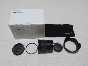 ニコン　NIKKOR Z 24-70mm. f/4 S 中古　元箱付き　送料込み