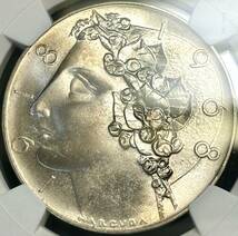 【チェコスロバキア大型銀貨】(NGC-MS66 1968年銘)_画像1