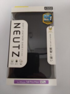 954 エレコム iPhone 14 Pro Max ソフトレザーケース 磁石付 NEUTZ『PM-A22DPLFY2BK』