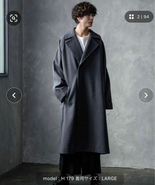 kuuupy Melton Over Double Chester Coat