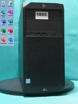 初期保証 Windows11正規対応！クリエーターQuadro P4000 Xeon E-2136（i7-9700相当）64GB M.2 SSD2TB HDD2TB WiFiオフィス HP Z2 G4 A-1805_画像1