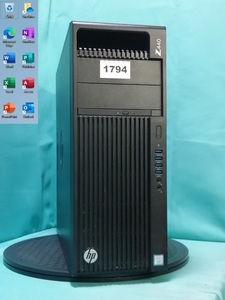 初期保証 オフィス付ゲーミングPC GTX1070-8G Xeon E5-2690v3（i7-10700相当）16GB NVMe M.2 SSD1TB DVD WiFi Win11 HP Z440 A-1794