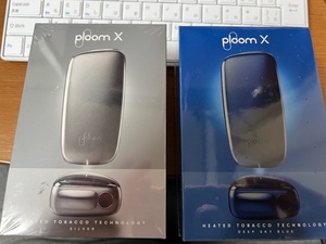 【新品未開封】Ploom X　限定カラー　ディープスカイブルーとストレートグレイ　2台セット
