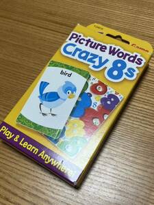 Picture Words Crazy 8s 英語 教育玩具 海外購入