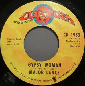 【SOUL 45】MAJOR LANCE - GYPSY WOMAN / STAY AWAY FROM ME (s240206003)