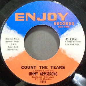【SOUL 45】JIMMY ARMSTRONG - COUNT THE TEARS / I'M GOING TO LOCK MY HEART (s240202021)
