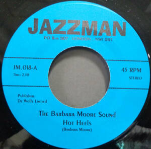 【SOUL 45】BARBARA MOORE SOUND / ROGER WEBB SOUND - HOT HEELS / GREY SIGH (s240210031)