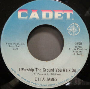 【SOUL 45】ETTA JAMES - I WORSHIP THE GROUND YOU WALK ON / I GOT YOU BABE (s240210011) 