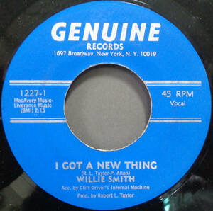 【SOUL 45】WILLIE SMITH - I GOT A NEW THING / (INSTR.) (s240210008) 