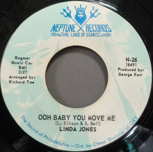 【SOUL 45】LINDA JONES - OOH BABY YOU MOVE ME / CAN YOU BLAME ME ? (s240202047) 