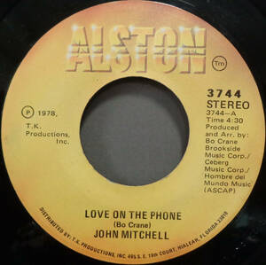 【SOUL 45】JOHN MITCHELL - LOVE ON THE PHONE / (RAP) (s240217030)