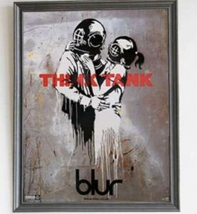 バンクシー ノイズキング購入 額装プロモーションポスター / blur THINK TANK Promo Poster