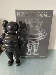 MEDICOM TOY メディコムトイ KAWS CHUM ブラック /カウズ オリジナルフェイク チャム