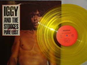 IGGY　POP/IGGY AND THE STOOGES PURE LUST YELLOW-COLOR　LP