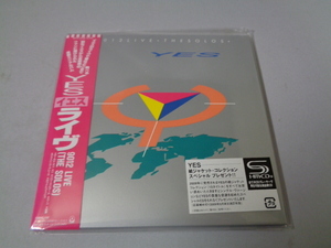 YES「ライブ」SHMCD紙ジャケ・帯付CD