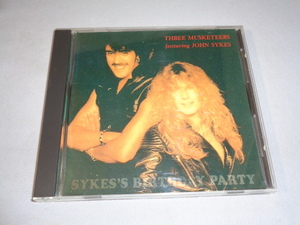 THREE MASKETEERS　FEATURING　JOHN　SYKES/SYKE’S BIRTHDAY PARTY　1983　CD