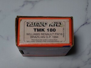 TAMEO 1/43 タメオ 43メタルキット TMK180 ウィリアムズ ルノー FW16 ブラジルGP 1994 アイルトン セナ ／ デーモン ヒル