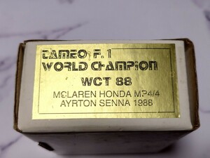 TAMEO 1/43 タメオ 43メタルキット WCT88 マクラーレン ホンダ MP4/4 1988 日本GP アイルトン セナ
