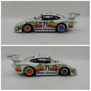 ケース無し 1/43 クレーマー ポルシェ 935 K3 アップルコンピューター #71 ホワイト/レインボーライン フジミ 152189 PORSCHE 935K3 APPLE