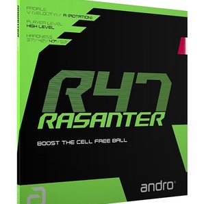 [卓球]RASANTER R47(ラザンターR47) 黒・ULTRAMAX andro(アンドロ)