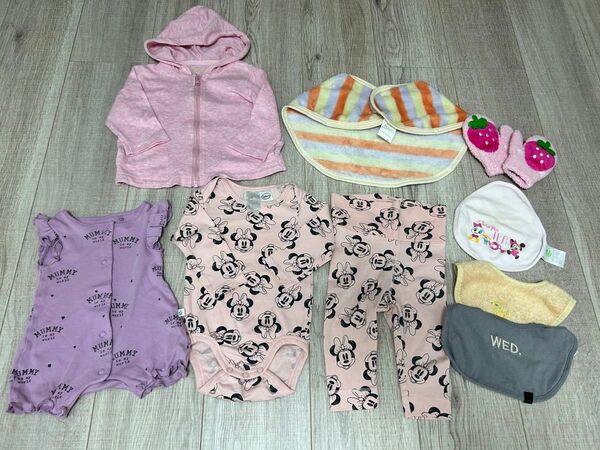 最終値下げ！ベビー服 ロンパース ディズニー　女の子まとめ売り