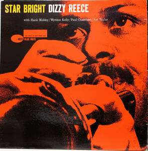 ■【US Blue Note/47W63/DG/RVG/Ear/Mono】 Dizzy Reece / Star Bright BLP4023 絶頂期のモブレー、ケリーを堪能する