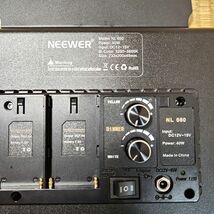 LED ビデオライト NEEWER NL660　LPL VL-5500XP 100s24-0588_画像4