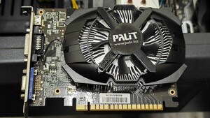 ★中古美品★送料無料★ PALIT NVIDIA GeForce GTX650 1024M GDDR5 128B CRT DVI ｍHDMI ★動作確認済み★