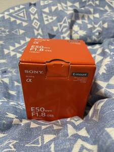 [ほぼ未使用] SONY（ソニー） 交換用レンズ　ソニーＥマウント SEL50F18 E 50mm F1.8 OSS SEL50F18 （ブラック）