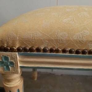  ★フランス アンティーク 木製 ベンチ 装飾 チェア 椅子  ★ の画像5