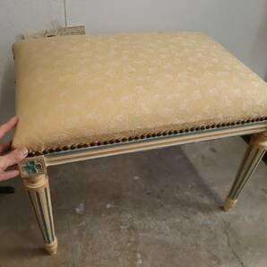  ★フランス アンティーク 木製 ベンチ 装飾 チェア 椅子  ★ の画像3