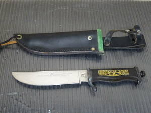 （Nz022198）Sphinx スフィンクス◆ハンティングナイフ NO.3600 Professional HUNTING knife 狩猟刀 革製ケース付き