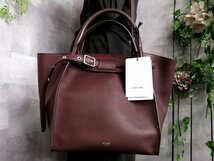 ●超美品●CELINE セリーヌ●ビッグバッグ●スモール●2ハンドル●カーフ レザー 本革●ショルダー ハンド バッグ●バーガンディ●Js44405_画像2