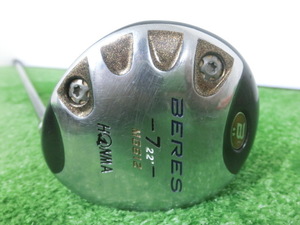 ♪HONMA ホンマ BERES MG612 7W フェアウェイウッド 22°/純正 シャフト ARMRQ UD45 FLEX-R G7320♪