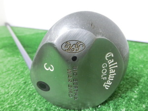 ♪Callaway キャロウェイ BIG BERTHA WAR BIRD 3W フェアウェイウッド ?°/純正 シャフト SUPER JV 123 FLEX-L レディース G5937♪