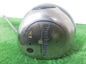 ♪Callaway キャロウェイ GREAT BIG BERTHA Ⅱ +α 1W ドライバー 9° /純正 シャフト JV60 +α SERIES FLEX-S G7362♪