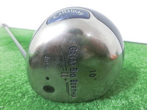 ♪Callaway キャロウェイ GREAT BIG BERTHA Ⅱ+ 1W ドライバー 10° / シャフト JV60 SERIES FLEX-R G7365♪