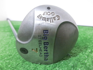 ♪Callaway キャロウェイ BIG BERTHA STEELHEAD 7W フェアウェイウッド ?°/純正 シャフト SUPER JV 200 FLEX-S G7421♪