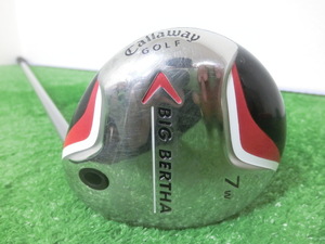 ♪Callaway キャロウェイ BIG BERTHA 7W フェアウェイウッド ?°/純正 シャフト BB-SERIES FLEX-L レディース G7479♪