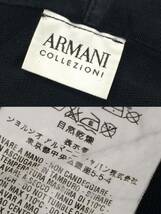 ARMANI COLLEZIONI アルマーニ コレッツオーニ ジップアップパーカー＆スウェットパンツ 紺/ネイビー 上下ジャージ セットアップ L_画像10