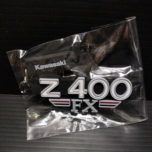 ● KAWASAKI「Z400FX キーホルダー 1個」ラバー　エンブレム　カワサキ　チャーム
