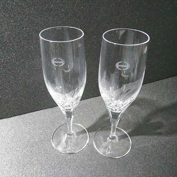 ● 日野自動車「シャンパングラス 2個」HINO グラス ガラス製
