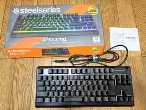 STEELSERIES ゲーミングキーボード Apex 3 TKL JP 有線 64835J