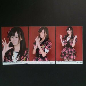 HKT48 生写真 B.L.T. 2013 04-RED 3種コンプリート 坂口理子