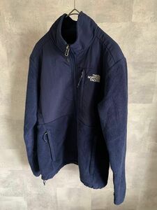 THE NORTH FACE ノースフェイス ネイビー フリースジャケット S 古着 アウトドア