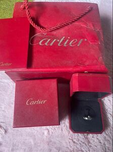Cartier カルティエ 指輪 リング ホワイトゴールド K18WG ハッピーバースディーリング　９号