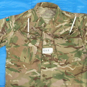 イギリス軍コンバットシャツ,MTP(Multi Terrain Pattern)カモ,中古,背160-7０cm胸90-95cm(着丈70cm,身幅56cm,袖56cm,肩45cm),(24-2-11-2)の画像2