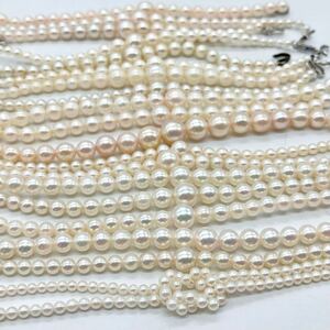 ■アコヤ本真珠羽織ひもおまとめ■f 約95.0g あこや ベビー パール pearl 和装小物 着物 accessory jewelry CE0