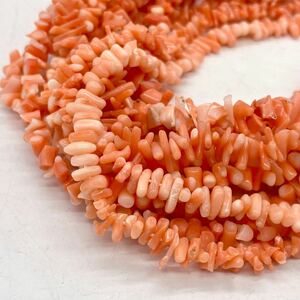 ■珊瑚ネックレス10点おまとめ■f 重量約148.0g サンゴ さんご コーラル coral 枝 necklace アクセサリー accessory silver DC0